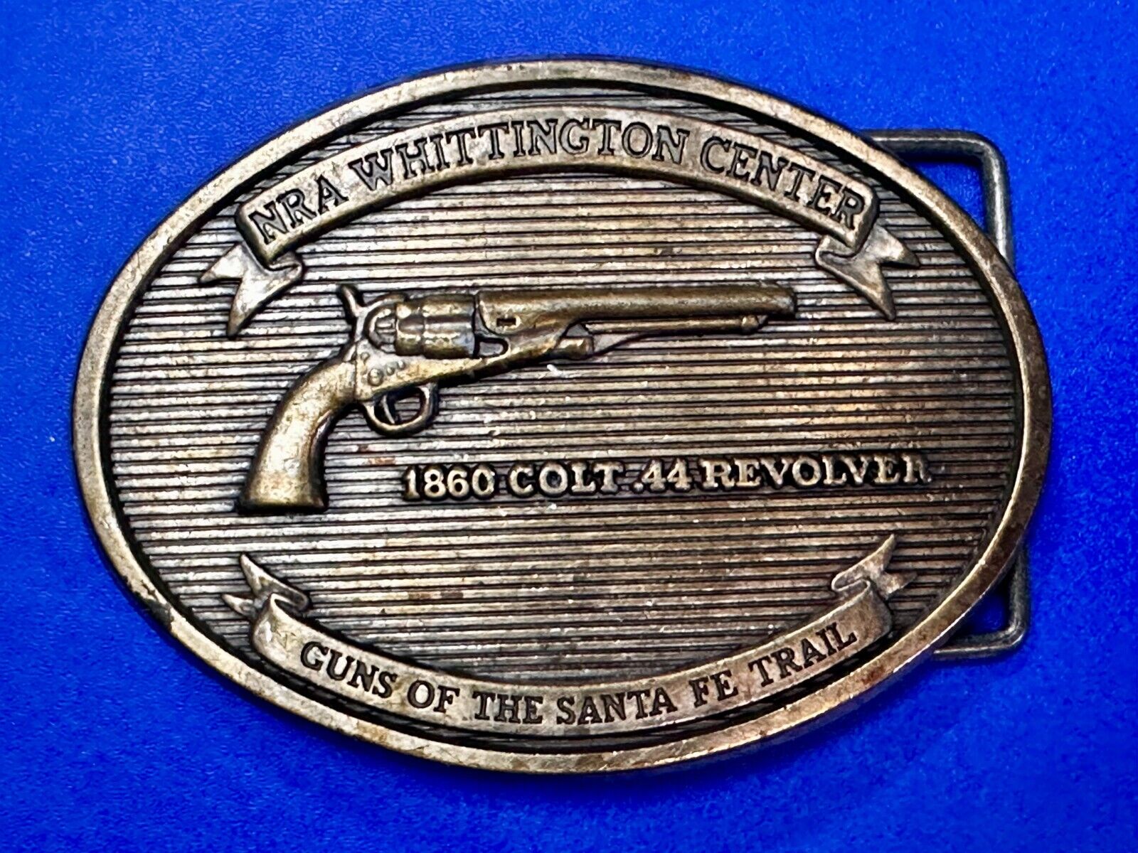 1860 Colt 44 Mag Revolver NRA Whittington Guns of the Santa Fe Trail Belt Buckle