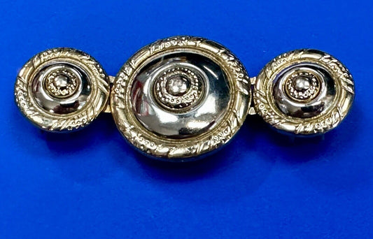 Vintage Circle Disc Theme Two-piece interlocking Three piece belt buckle