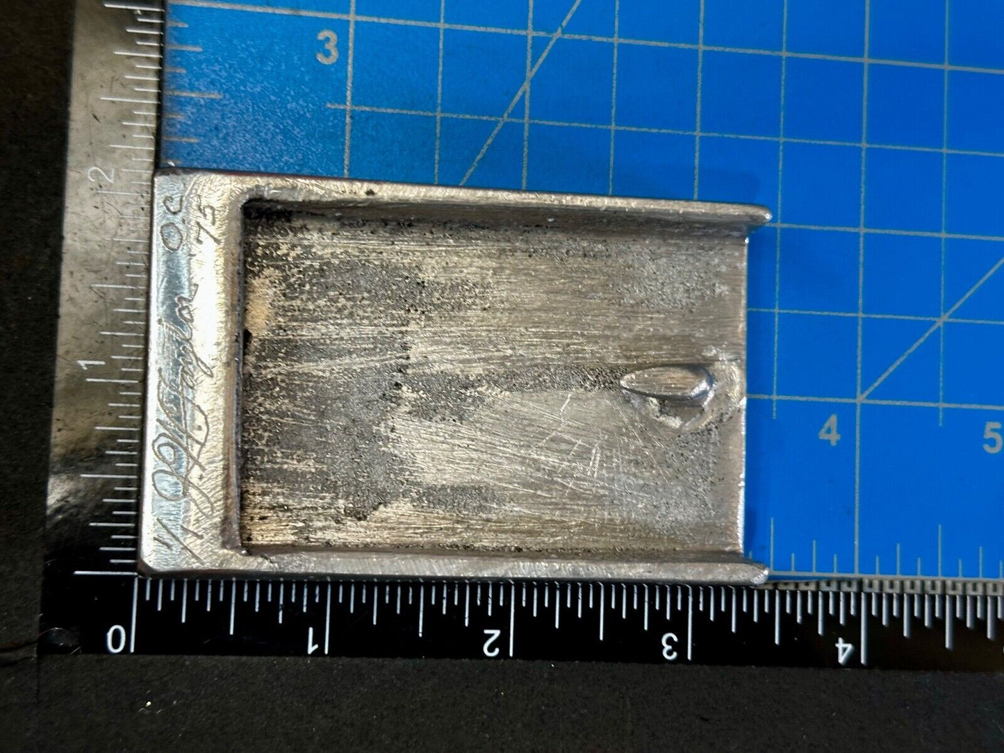 Tulsa Oklahoma City TV channel 8 Vintage J W  Taylor Custom Artisan belt buckle