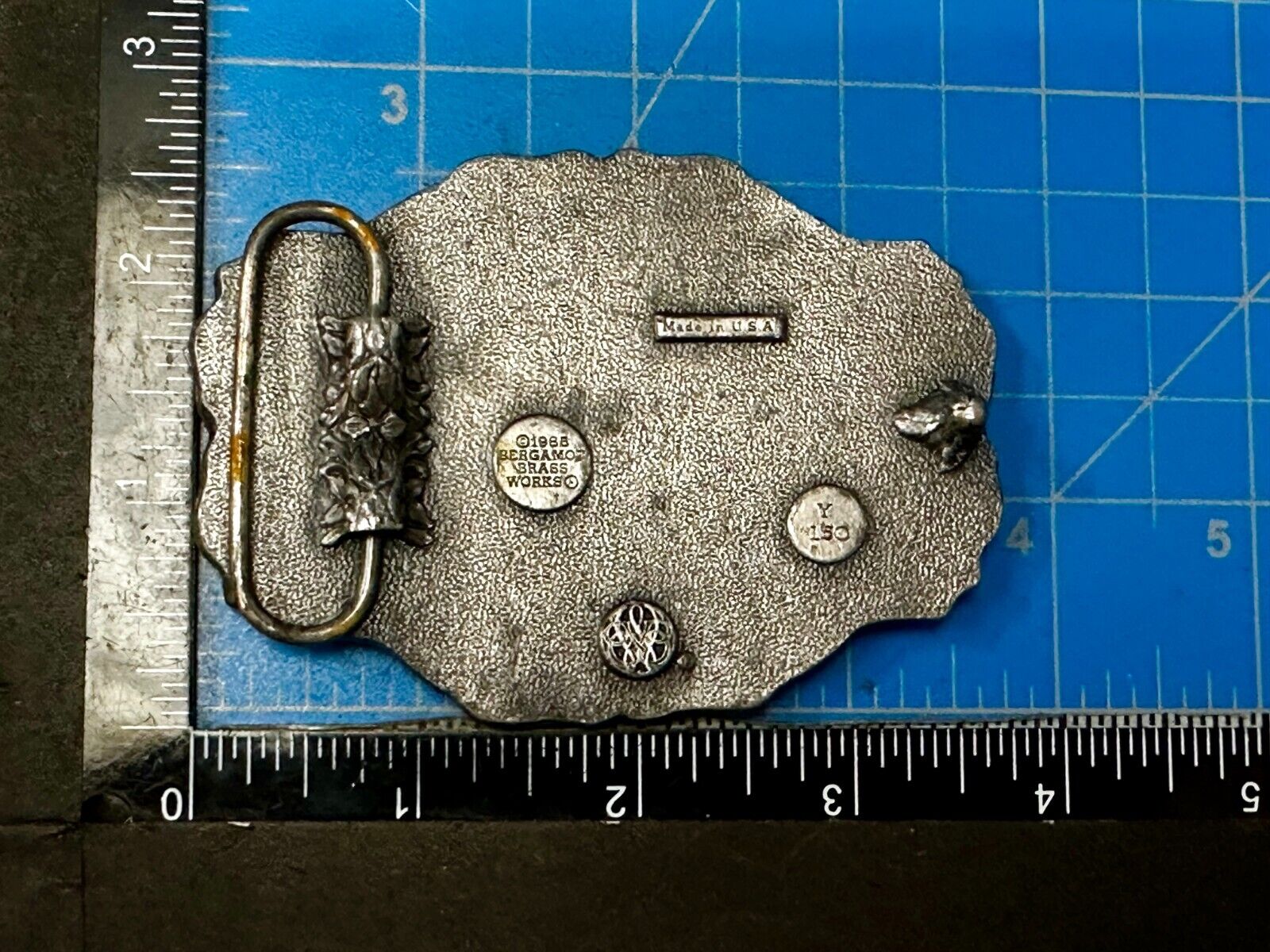 United States Army Combat Infantryman Vintage 1986 Bergamot Belt Buckle