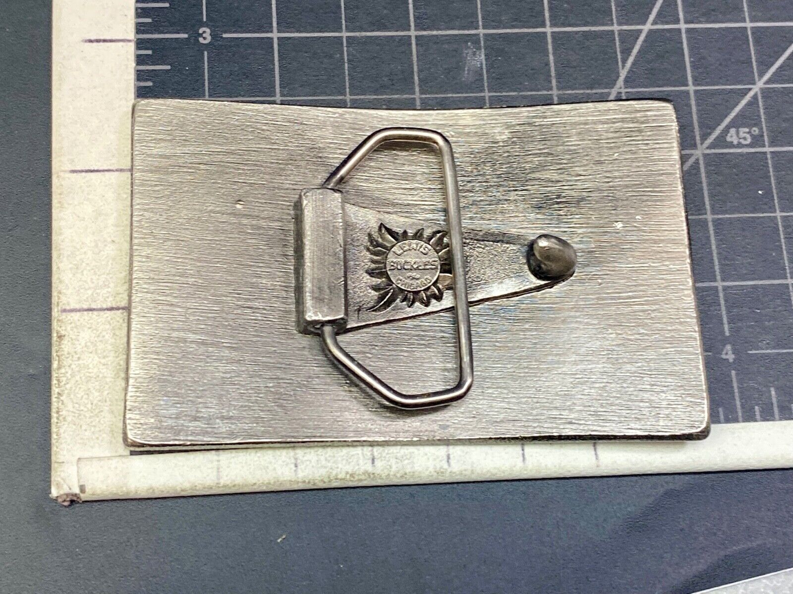 Vintage Jeno's Pizza Rolls Belt Buckle Junk Food Lewis Frozen Dorm Jenos 