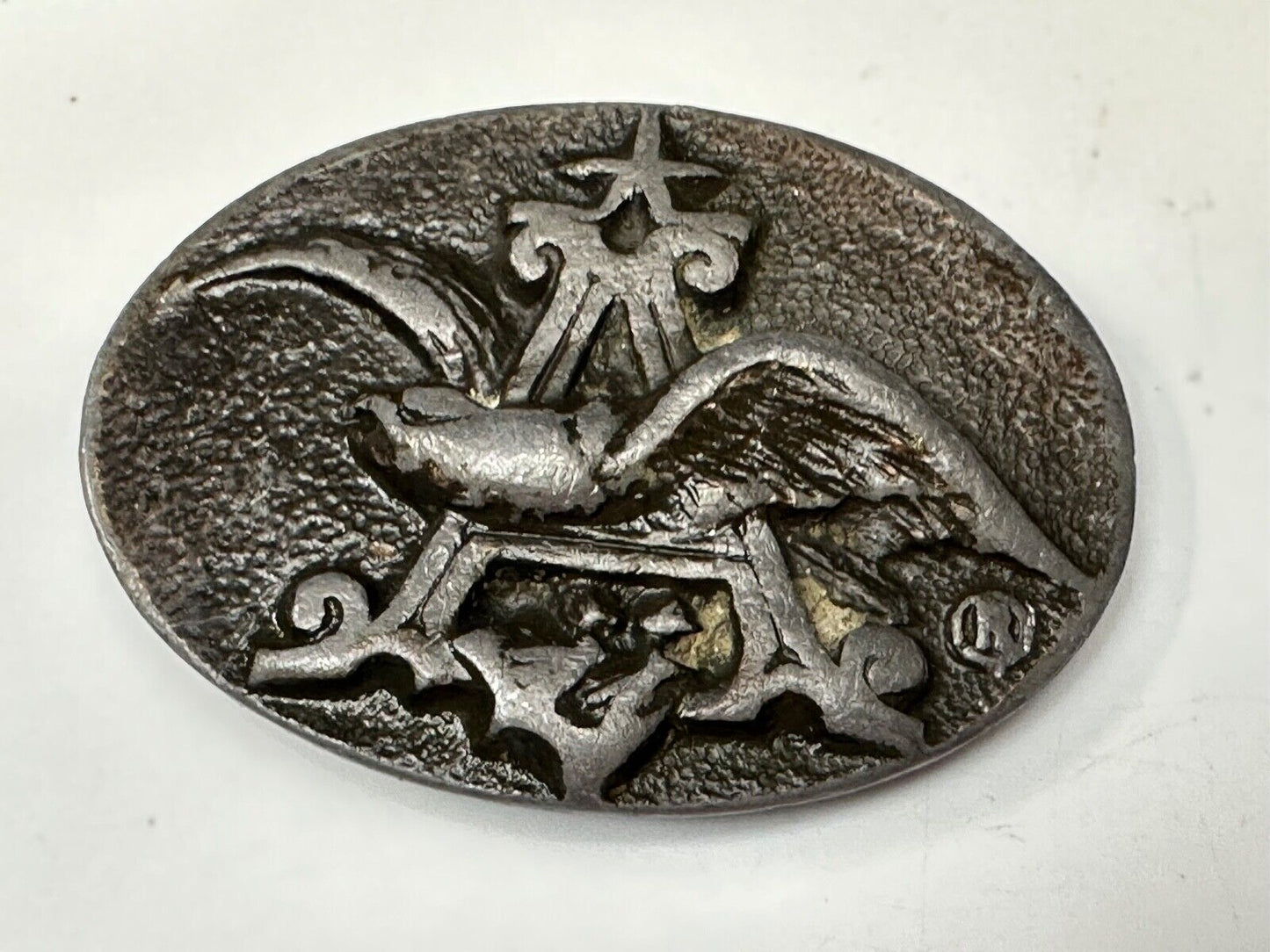 ANHEUSER BUSCH Eagle Vintage Beer Collectors Brewery Company Emblem Belt Buckle