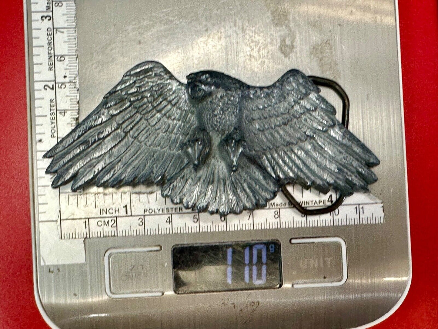 Vintage Figural Eagle Patriotic American USA Great American belt buckle Co