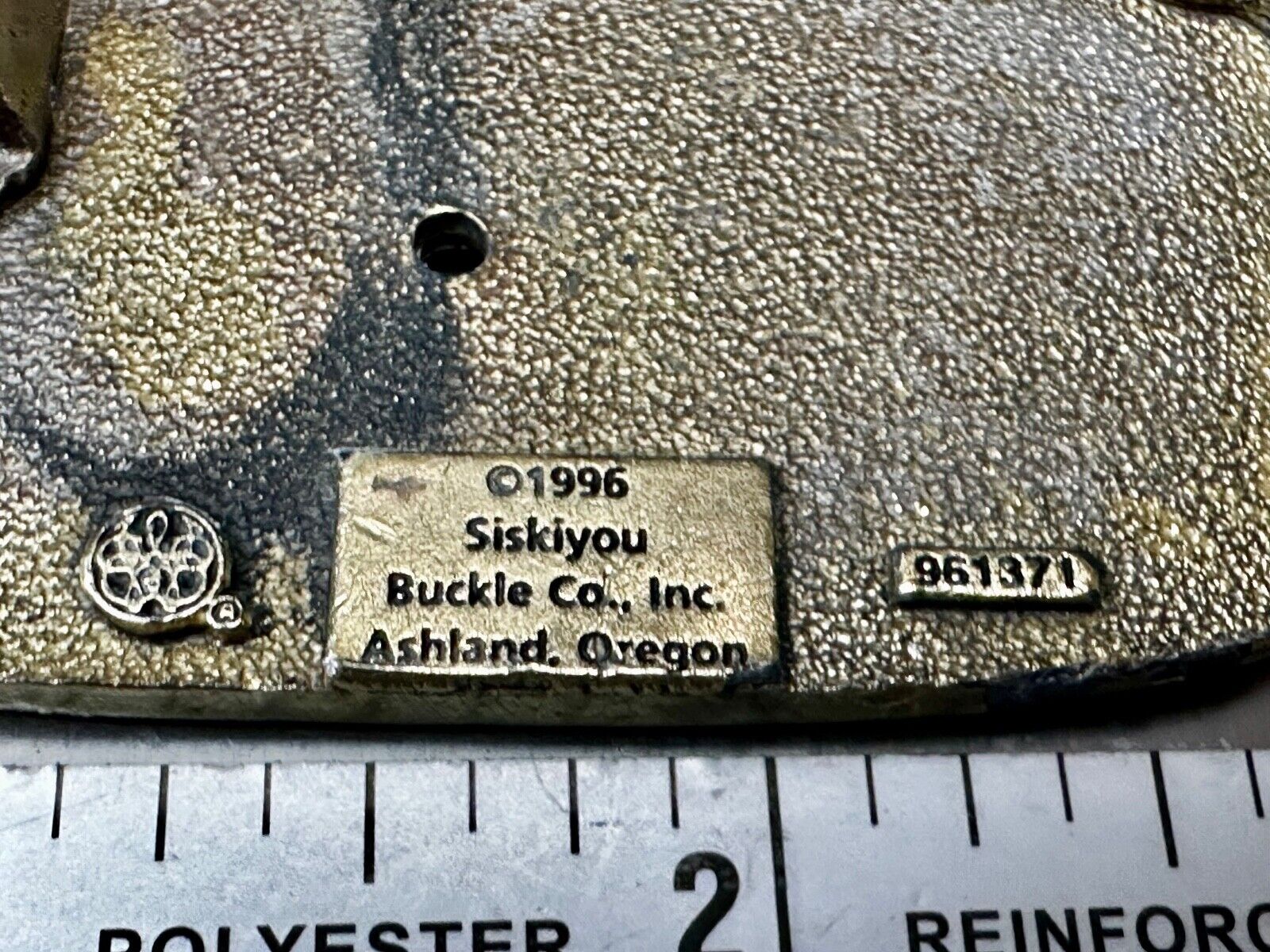 USF RedDaway Transportation Company Semis Drivers safety award 1996 Belt Buckle