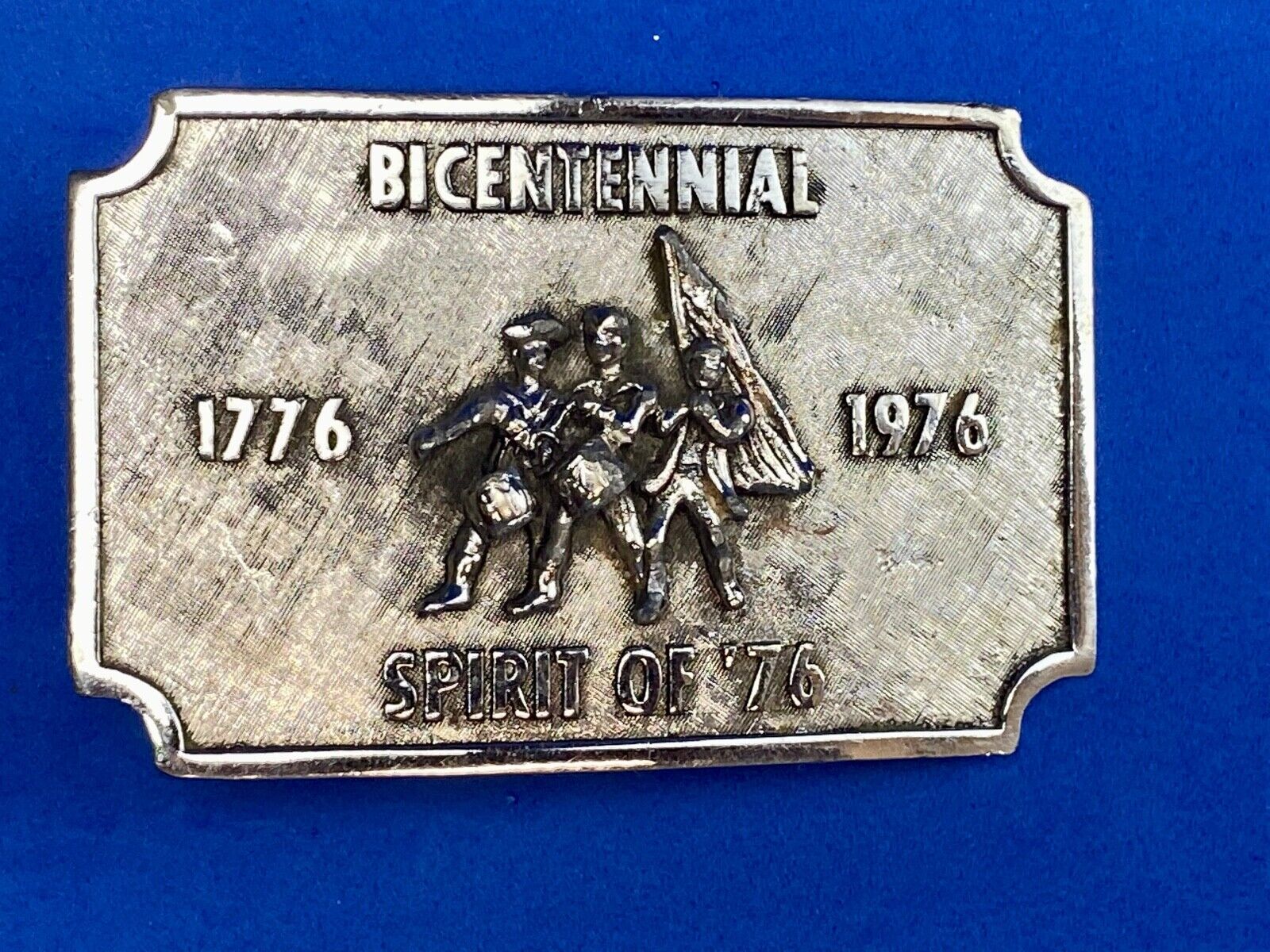 Bicentennial celebration Spirit of 76!   USA patriotic America!  belt buckle