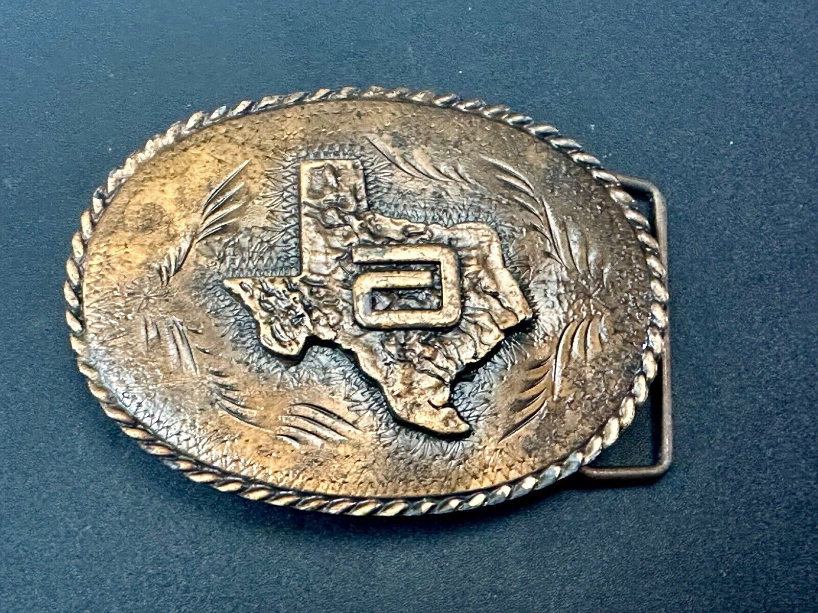 Abbott Laboratories Austin Texas Hospital Products Division 1980's belt buckle