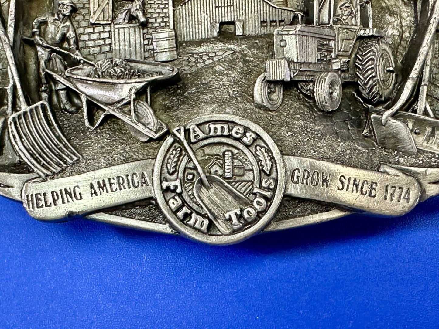 Ames Tools, helping America Grow 1989 Siskiyou Belt Buckle Lawn & garden supply