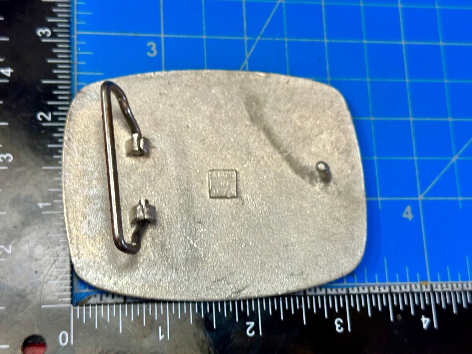 USA made Rhinestone covered retro vibe Belt Buckle