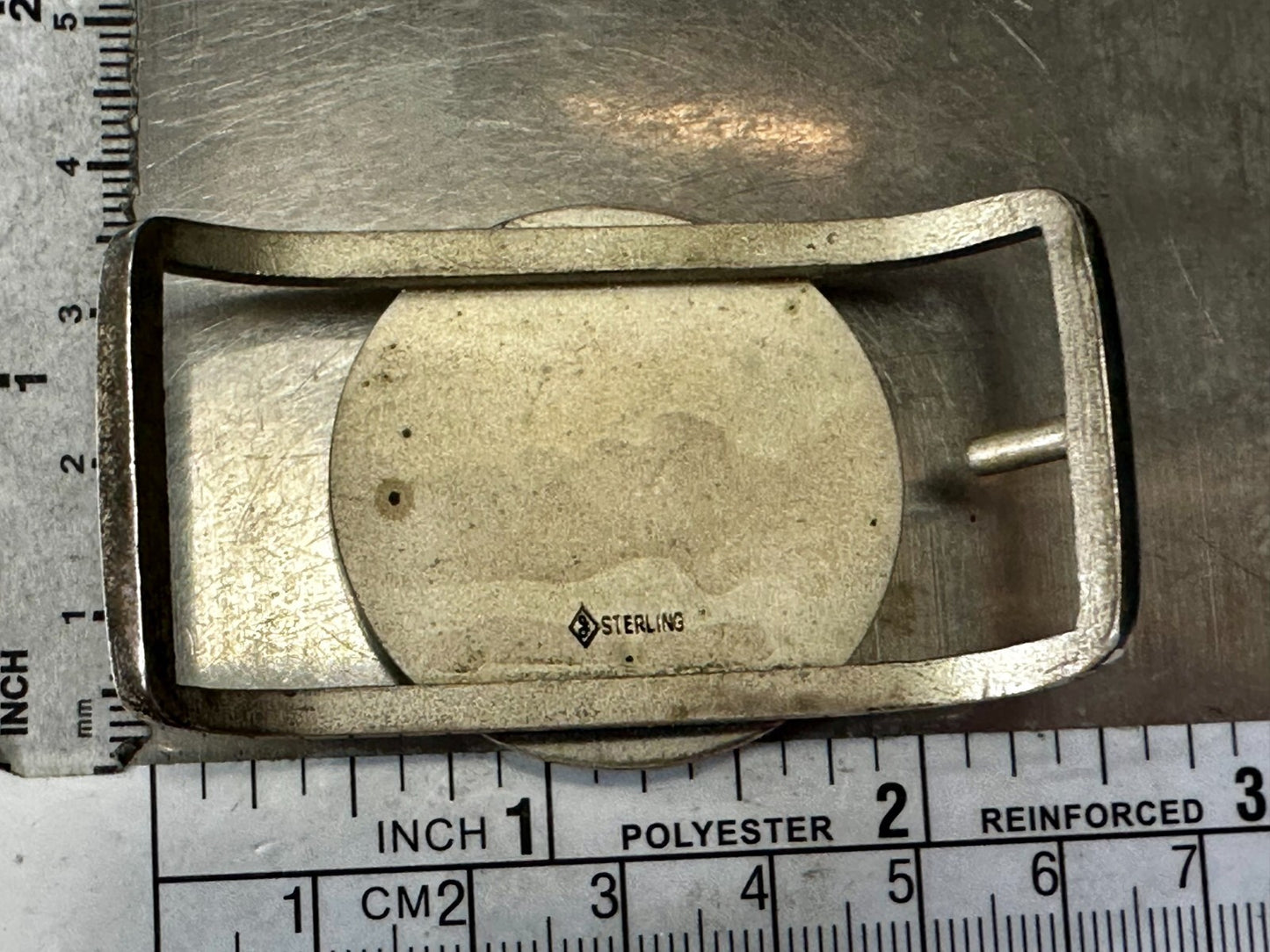 Anheuser Busch Sterling Silver Beer Brewing Co Eagle Belt Buckle 