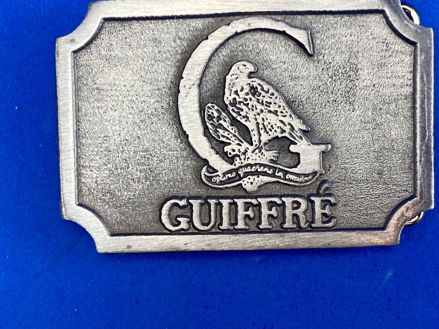 TONY GUIFFRE Belt Buckle BEER Distributor Alexandria VA by Hitline 