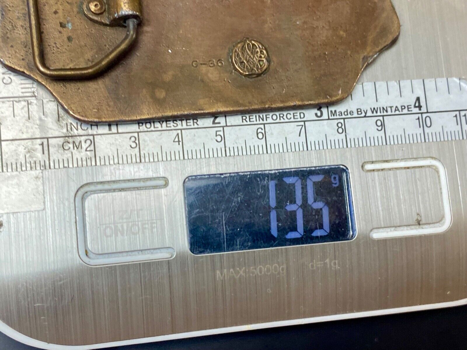 American Express Wells Butterfield Bergamot Brass Belt Buckle Horse and Buggy