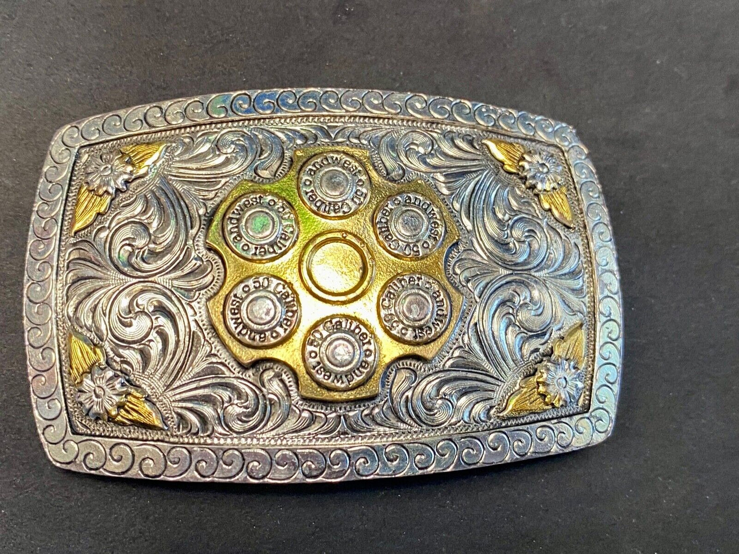 50 & 60 Caliber Unique Semi-Automatic Sniper Rifles Sub Machine Gun Belt Buckle