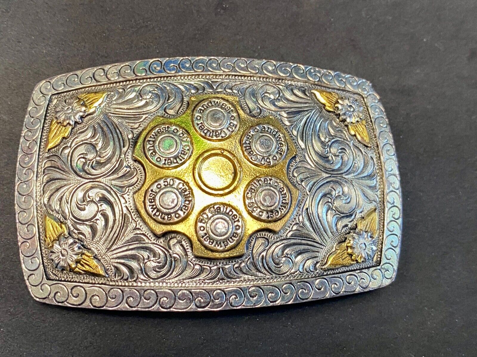 50 & 60 Caliber Unique Semi-Automatic Sniper Rifles Sub Machine Gun Belt Buckle
