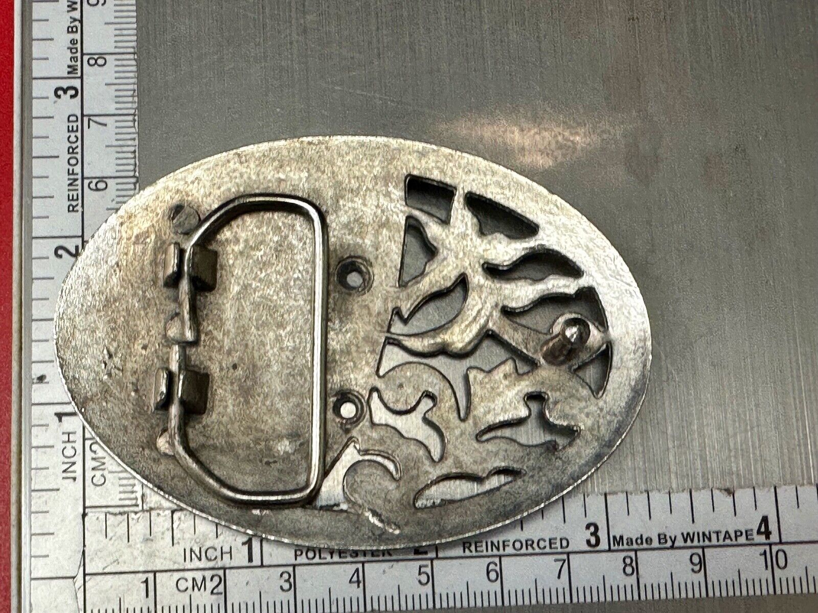 unique western flower swirl belt buckle for centerpiece project or to wear