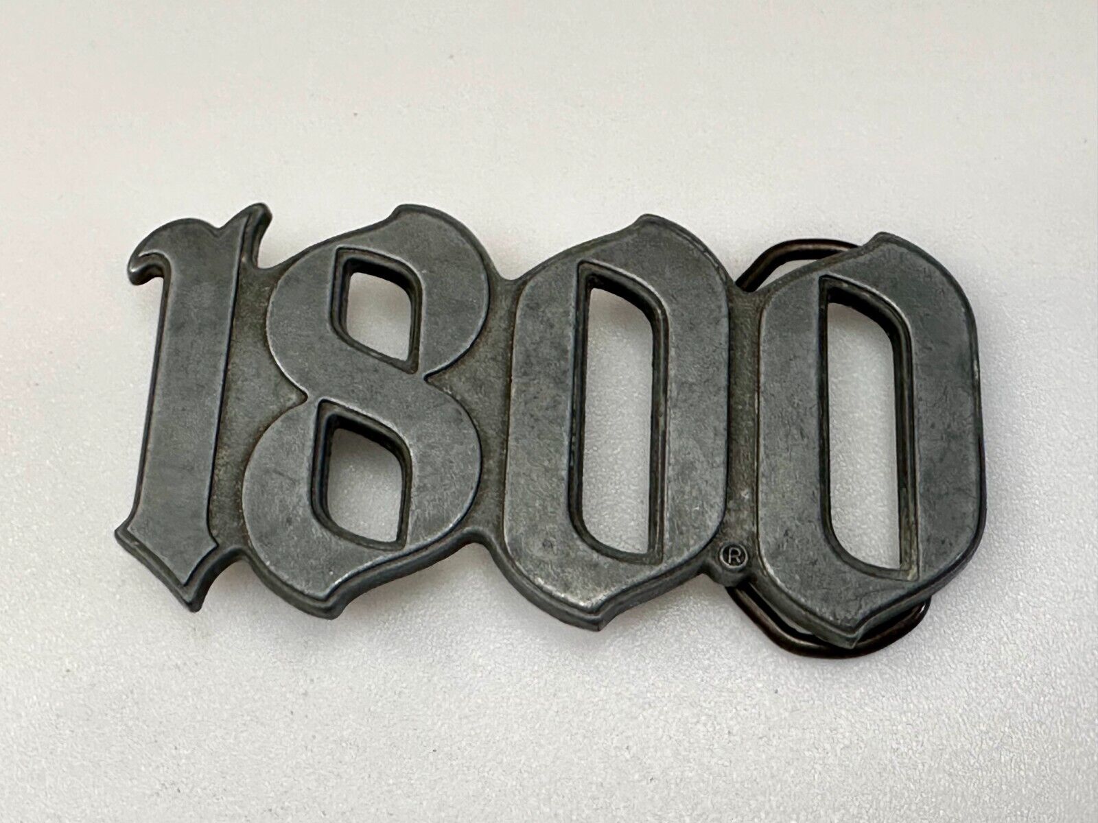 1800 The Best Tasting Tequila Liquor Cutout Promo Advertisement Belt Buckle