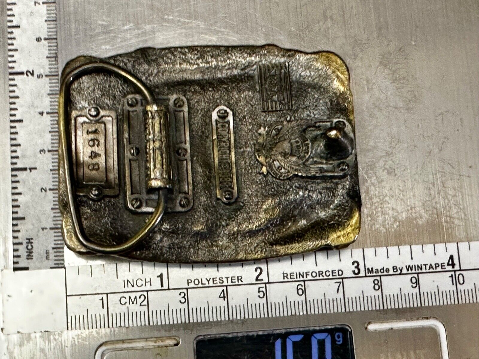 1986 The American Fire Fighter - No Sleep Tonight Vintage Belt Buckle