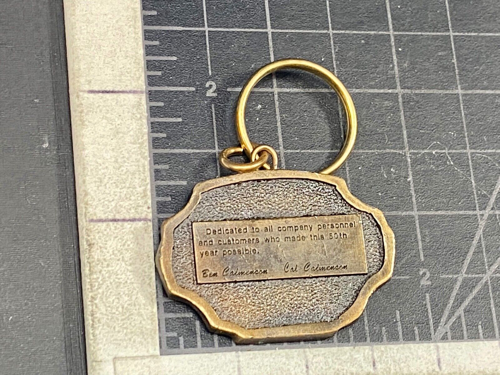 TISCO Tractor Implement Supply Co 50 year celebration NOS Keychain 
