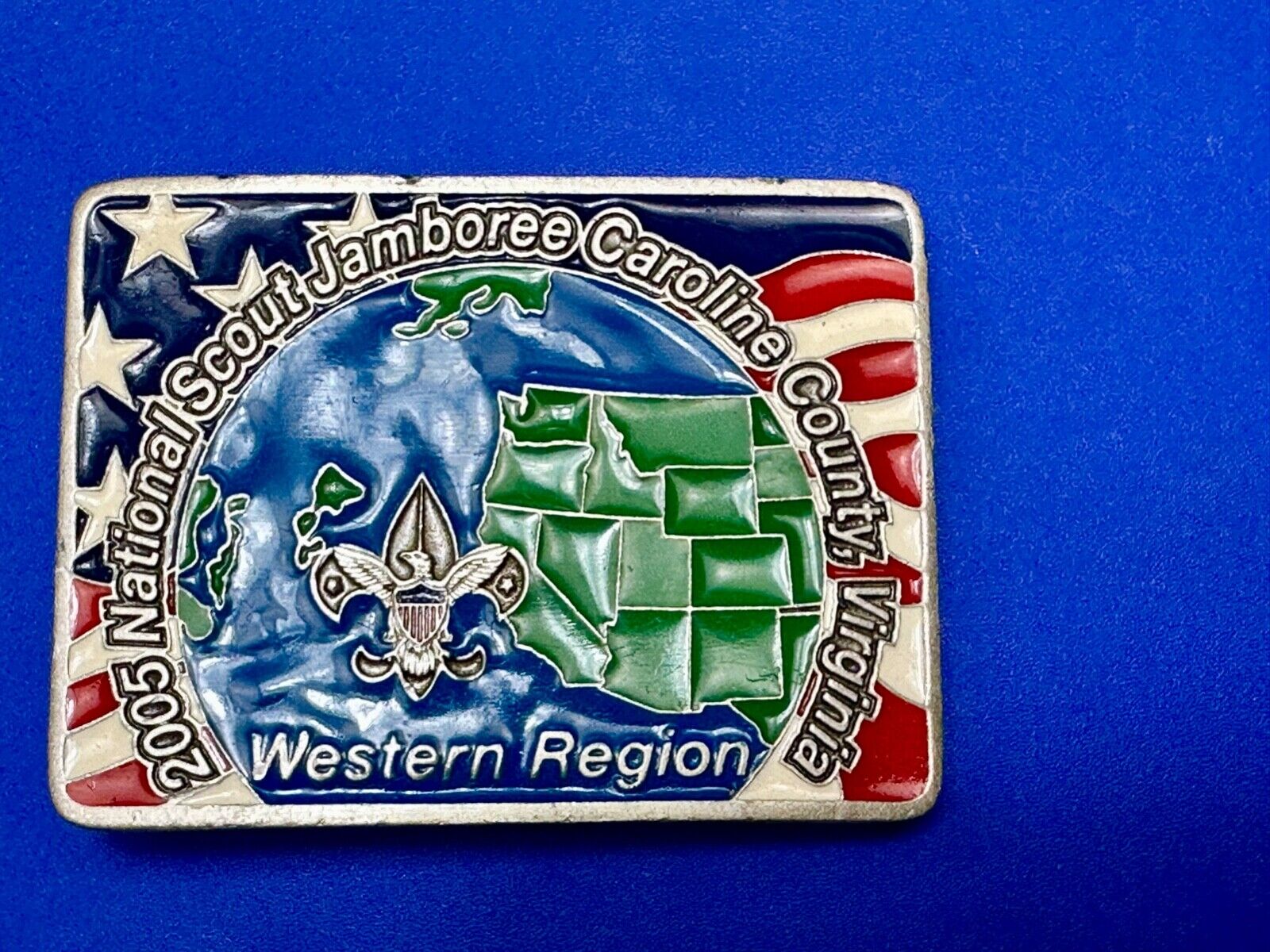 2005 BSA National Scout Jamboree Caroline County of Virginia Limited Belt Buckle