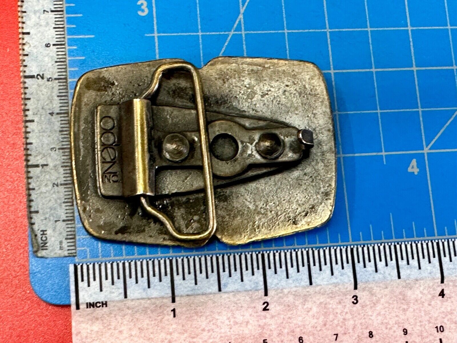 Vintage Letter P - Initial Monogram belt buckle by Oden