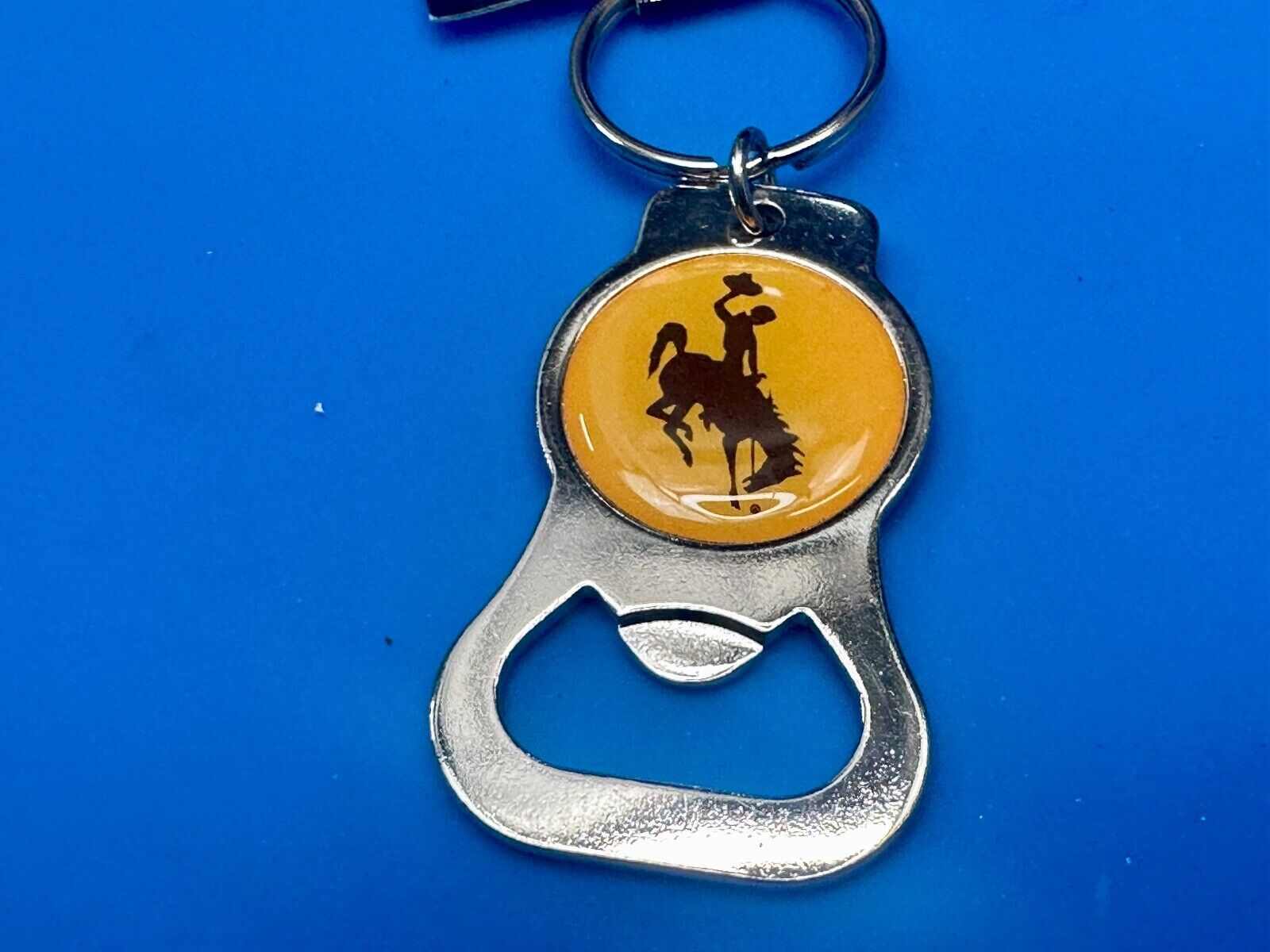 University of Wyoming Cowboys Bottle Opener Keychain Key Ring by Aminco