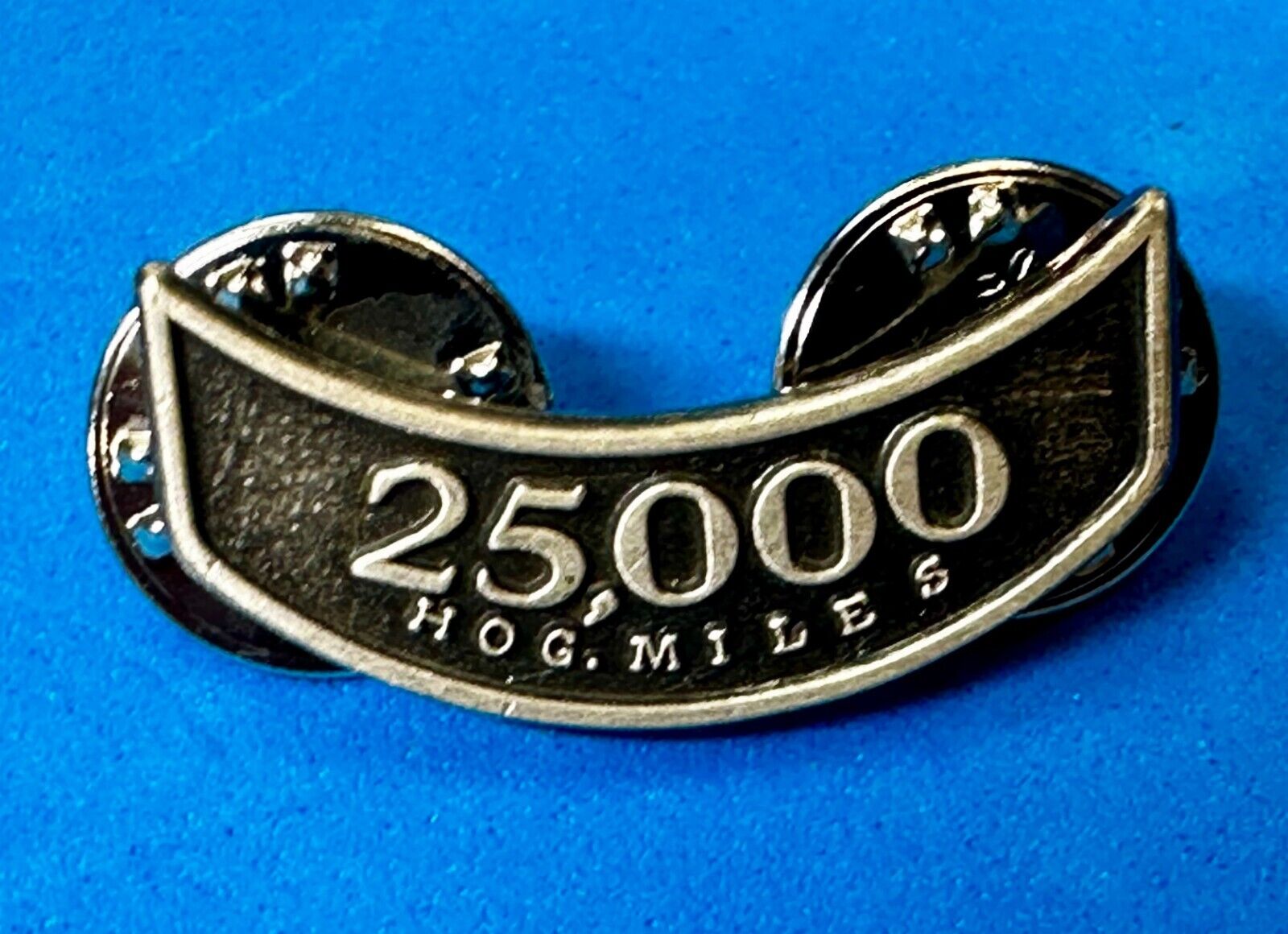25,000 HOG Miles Award Harley Davidson Motorcycles Pin for Jacket or Vest