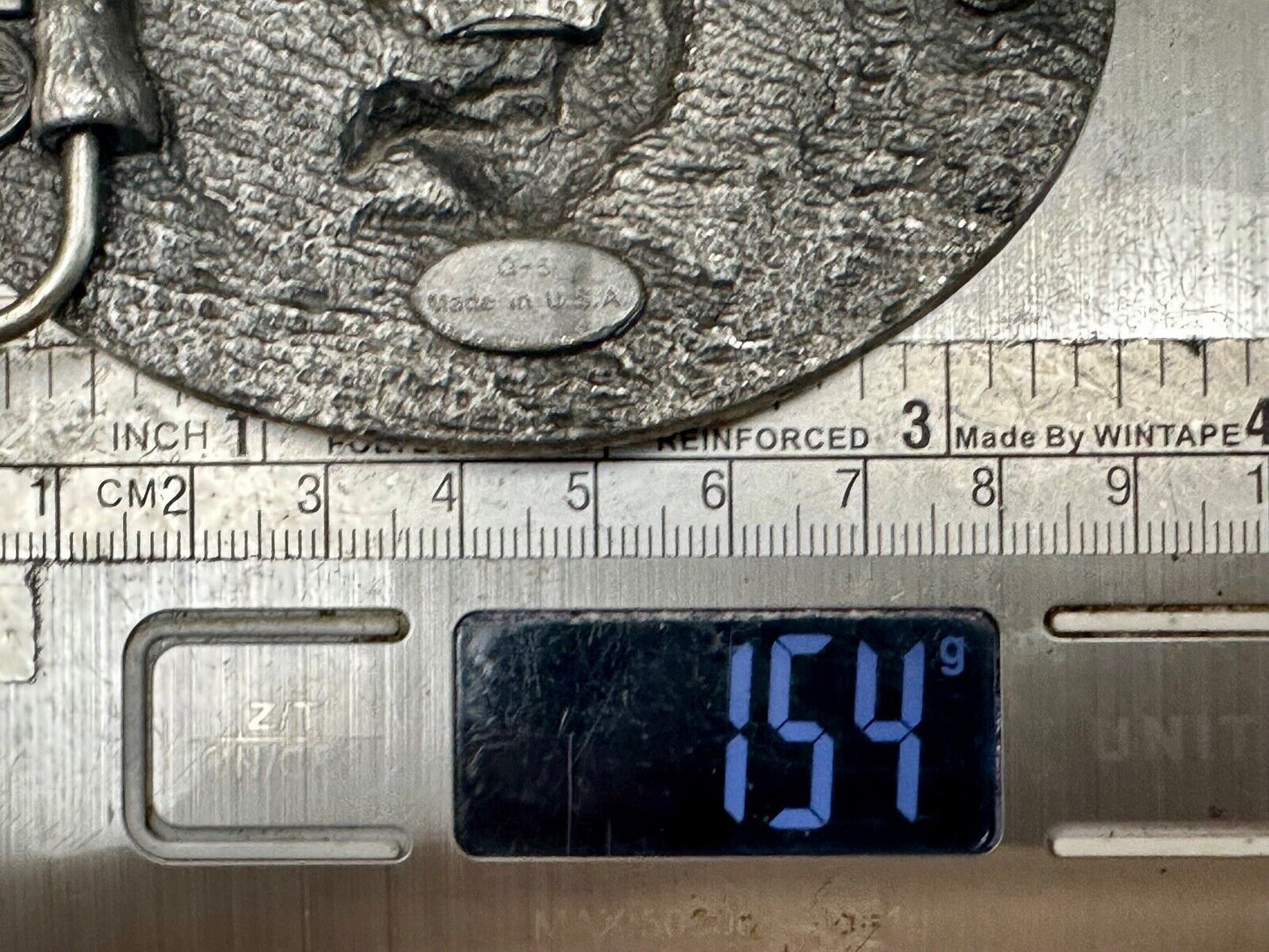 THE EAGLE - Attacking Hunting Diving Siskiyou Vintage Belt Buckle 1991 G-5