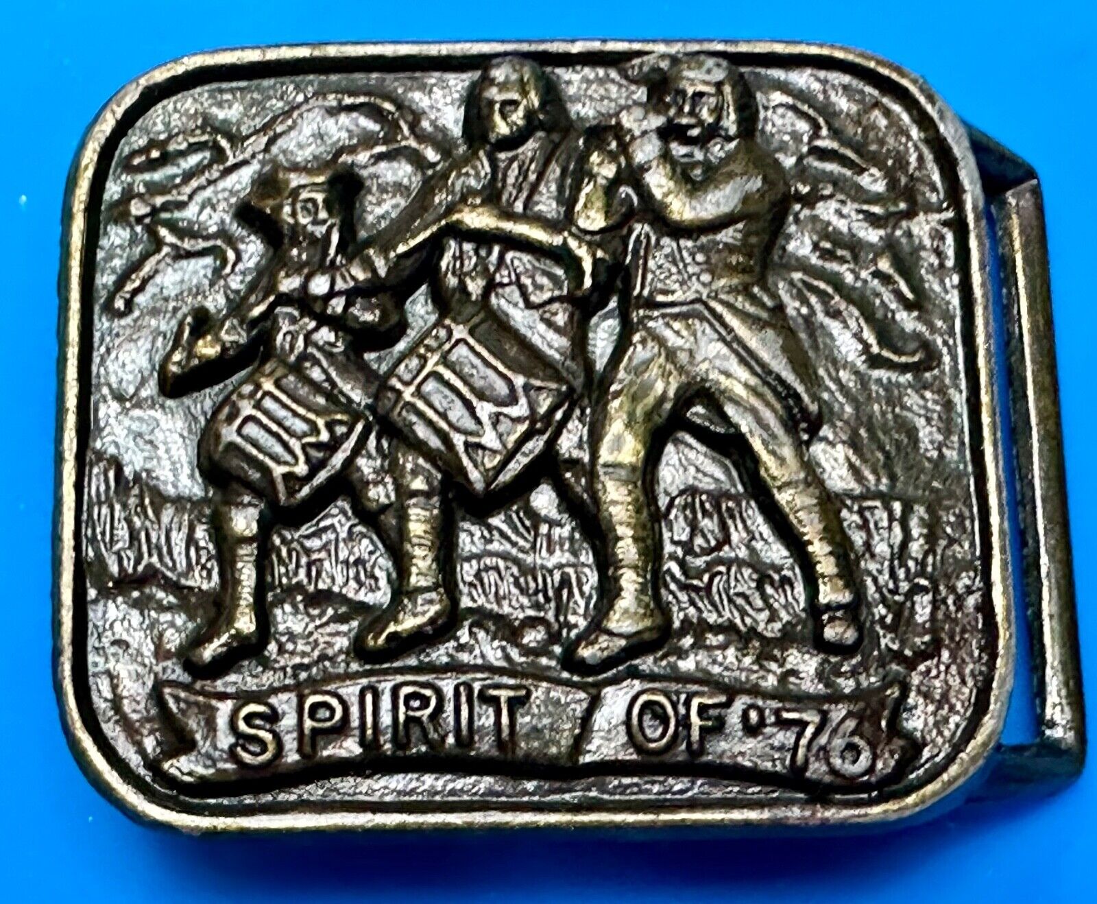 Spirit of 76 Marching Band American Patriot Patriotic Vintage Belt Buckle