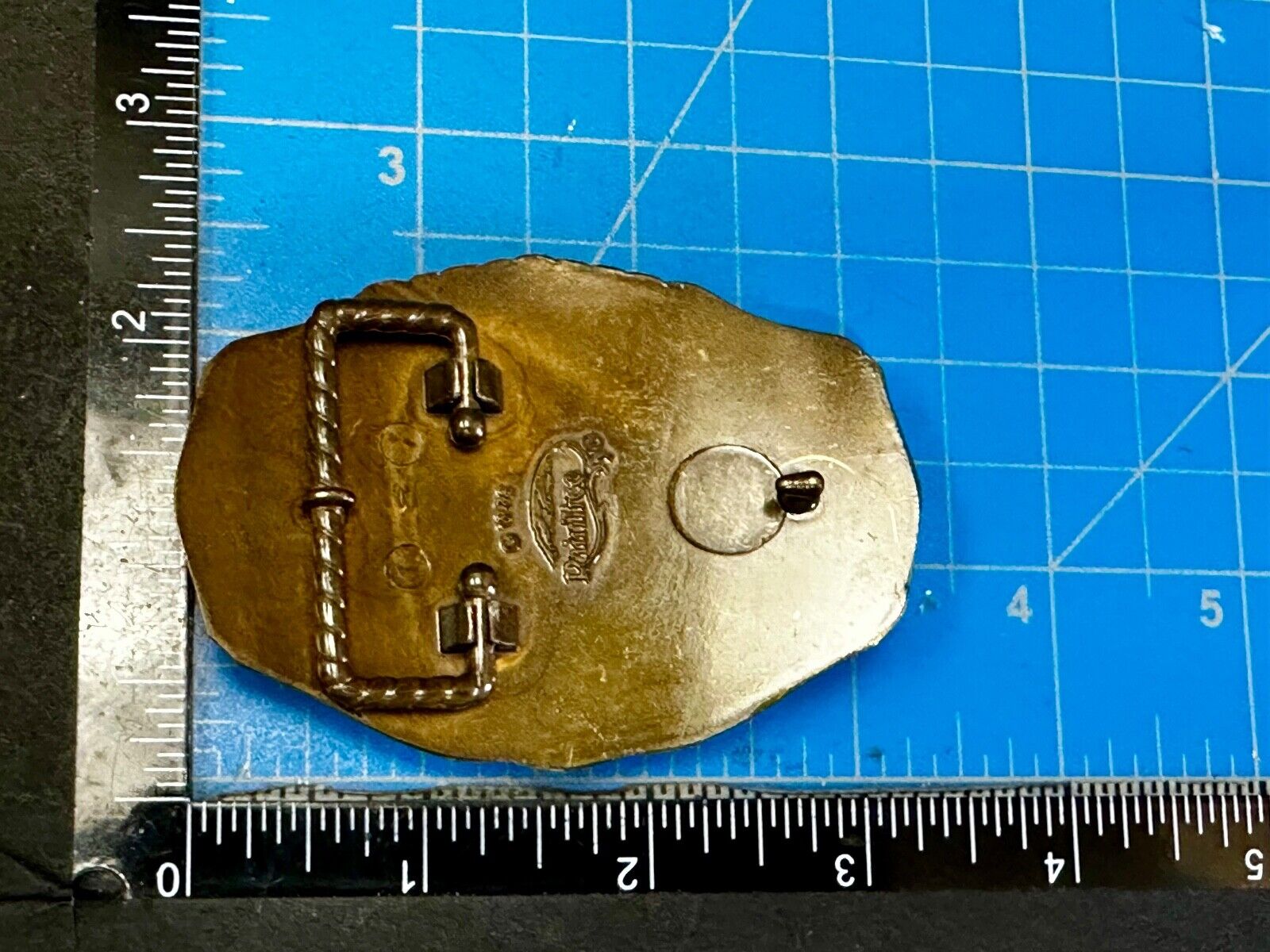 Anhesier Busch Beer Vintage 1970's Raintree western framed Belt Buckle
