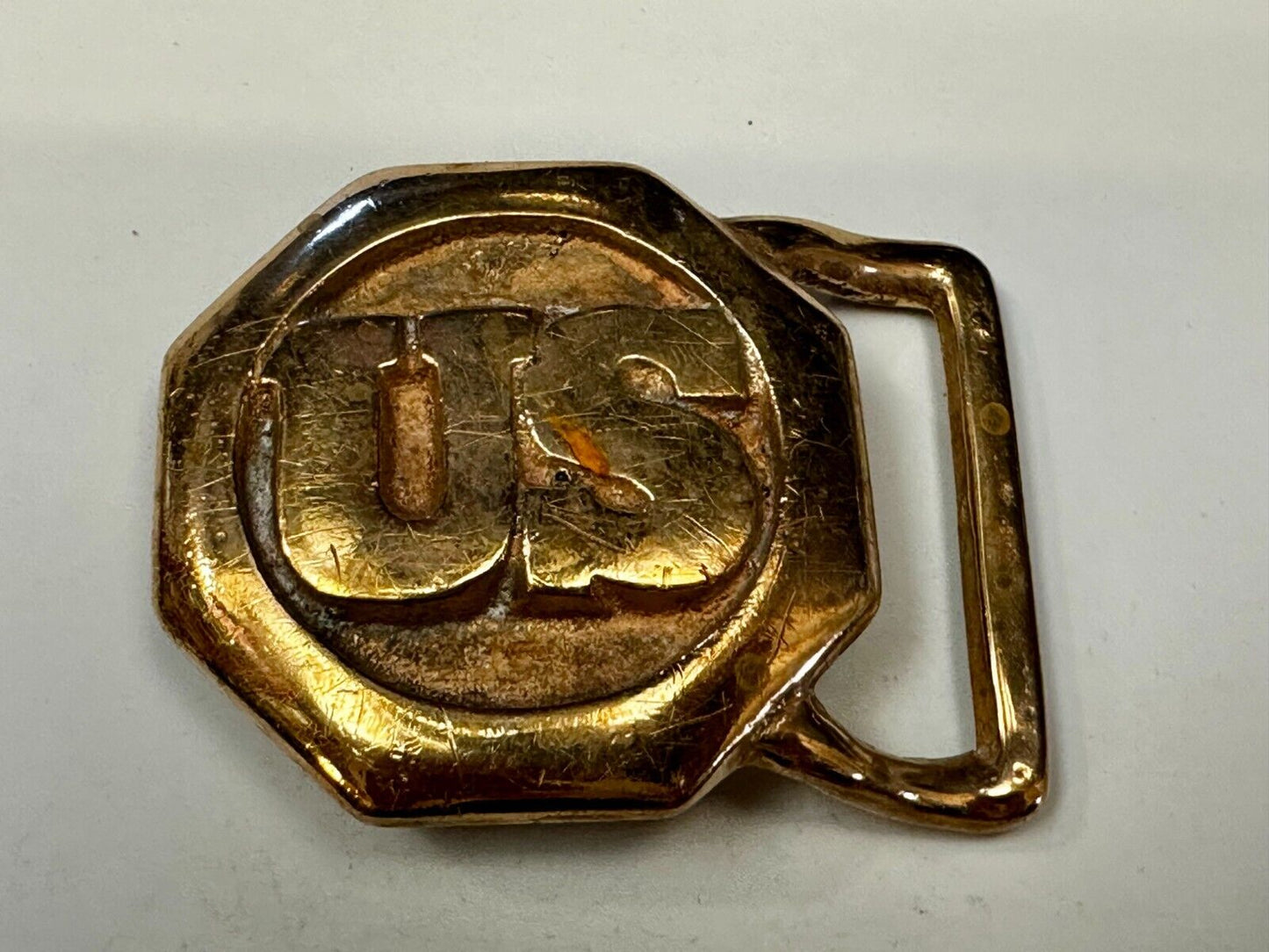 US Civil Soldiers Union Army Replica? Unknown to me! Hexagon Cast Belt Buckle