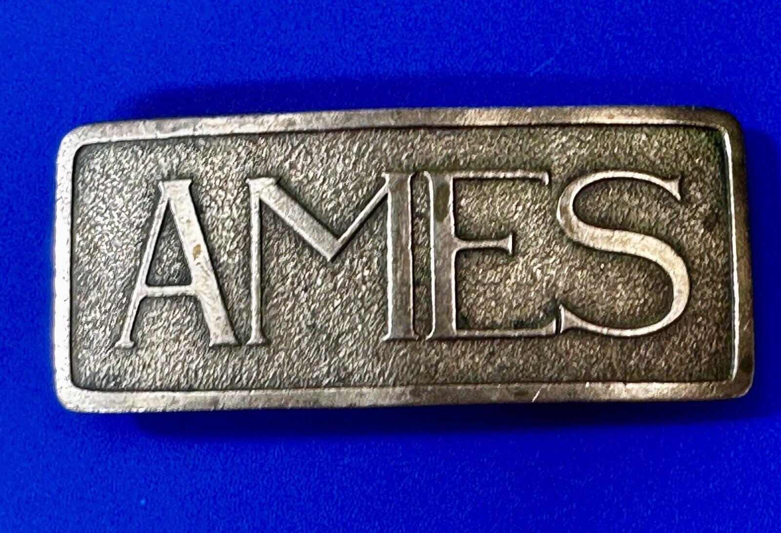 Ames School University Antique Robbins Co Attleboro Mass Belt Buckle