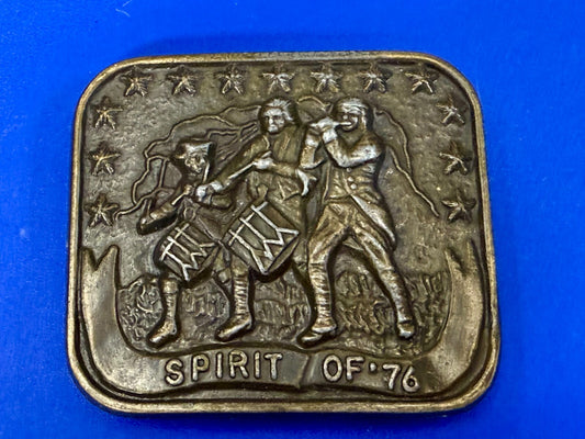 American Bicentennial The Spirit of 76 Patriotic Marching Band Belt Buckle