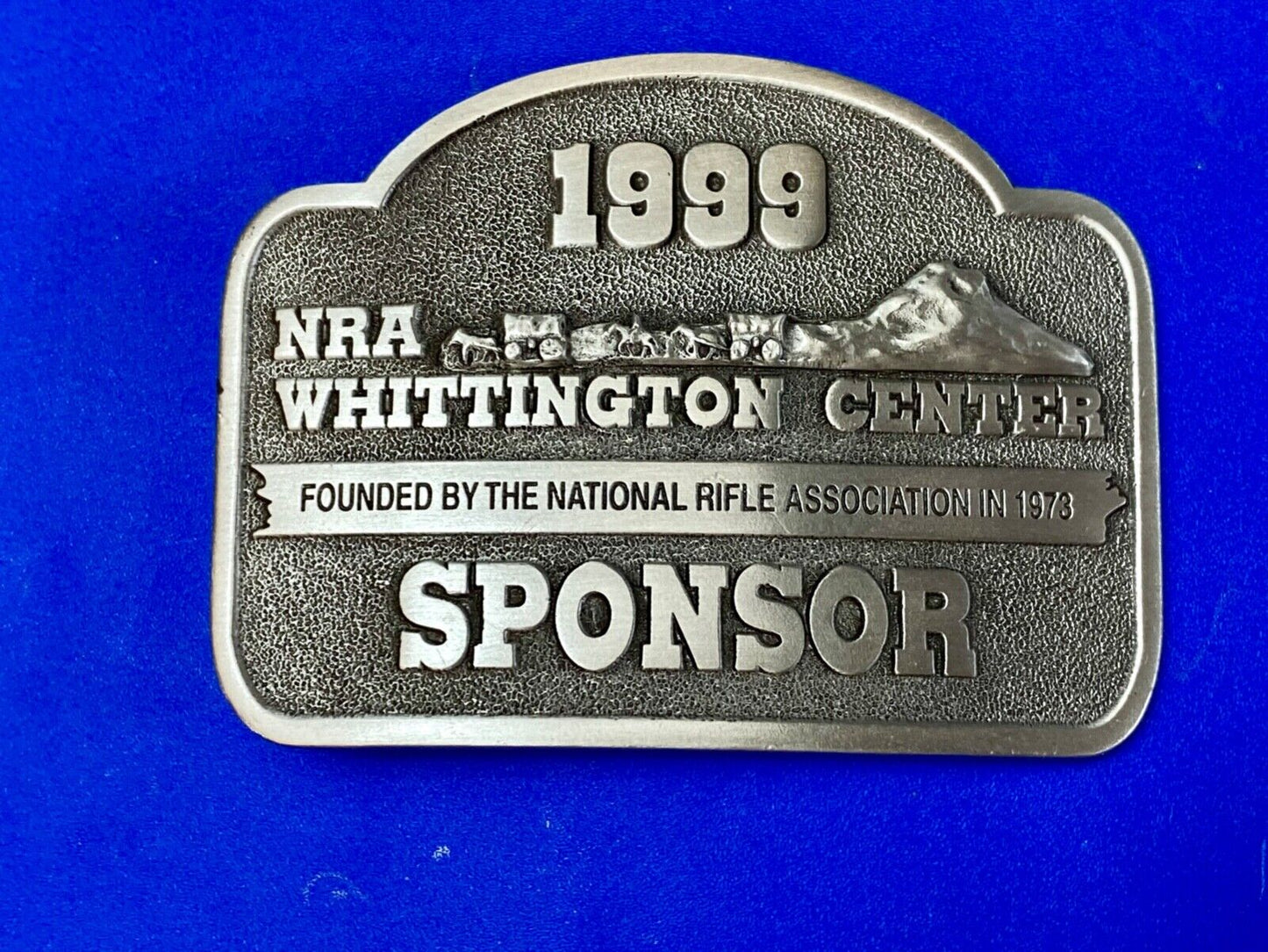 1999 NRA Whittington Center National Rifle Association Sponsor belt buckle