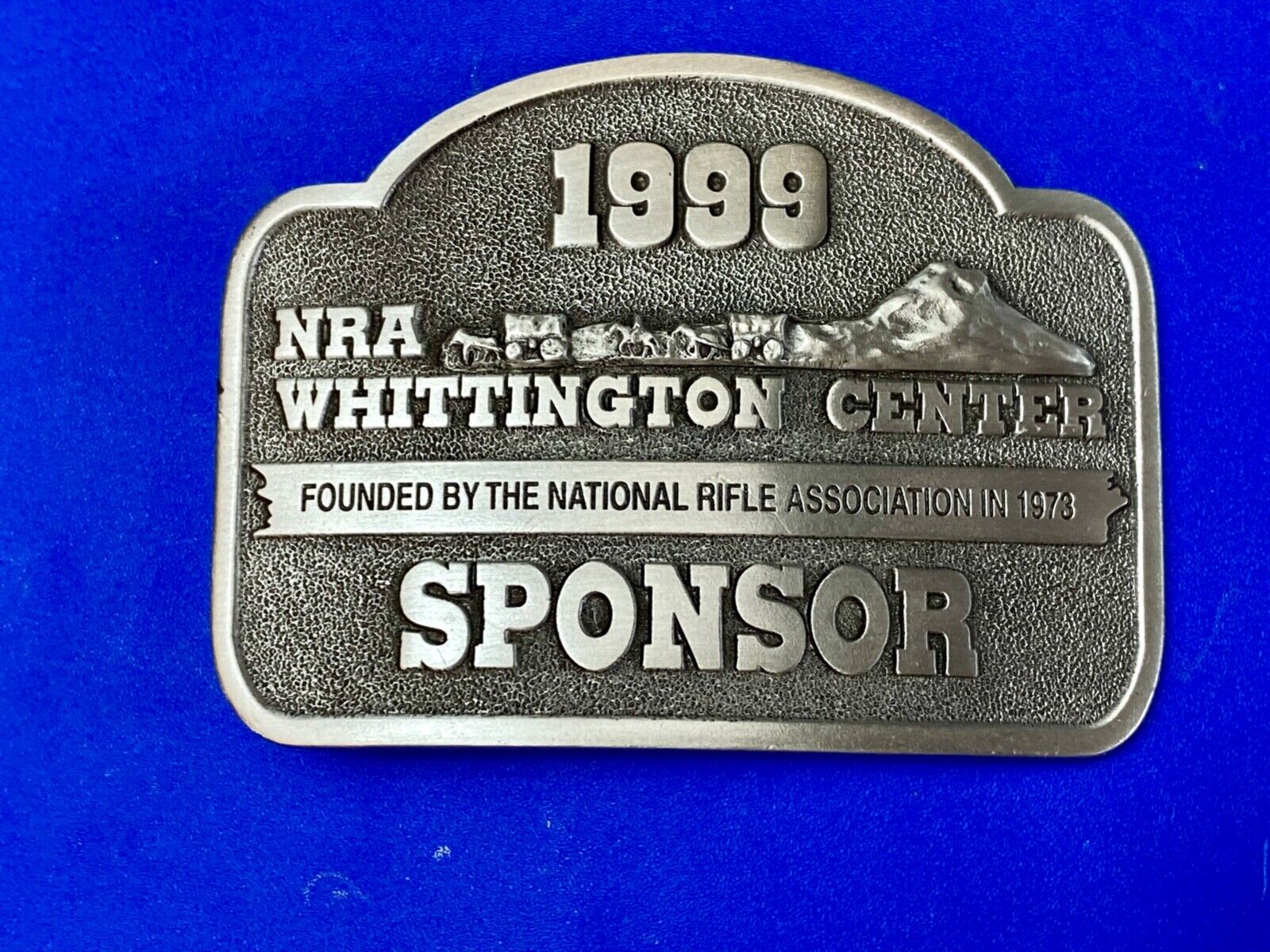 1999 NRA Whittington Center National Rifle Association Sponsor belt buckle
