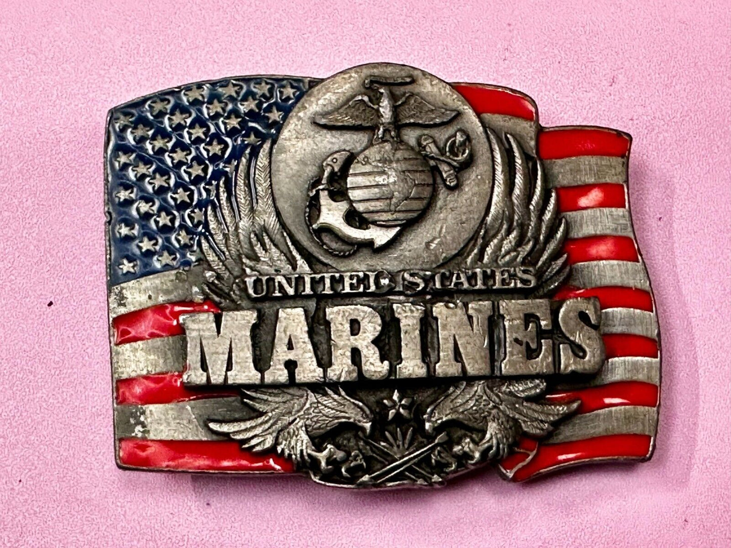 United States Marines Patriotic Usa The Few Proud American Military Belt Buckle