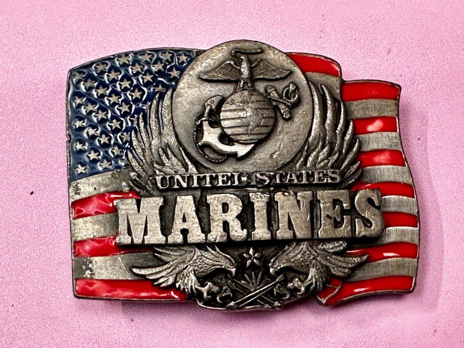 United States Marines Patriotic Usa The Few Proud American Military Belt Buckle
