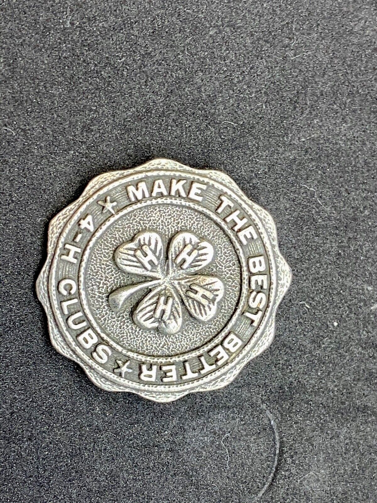 4H Club  Make The Best Better Silver Color Collectable Pin