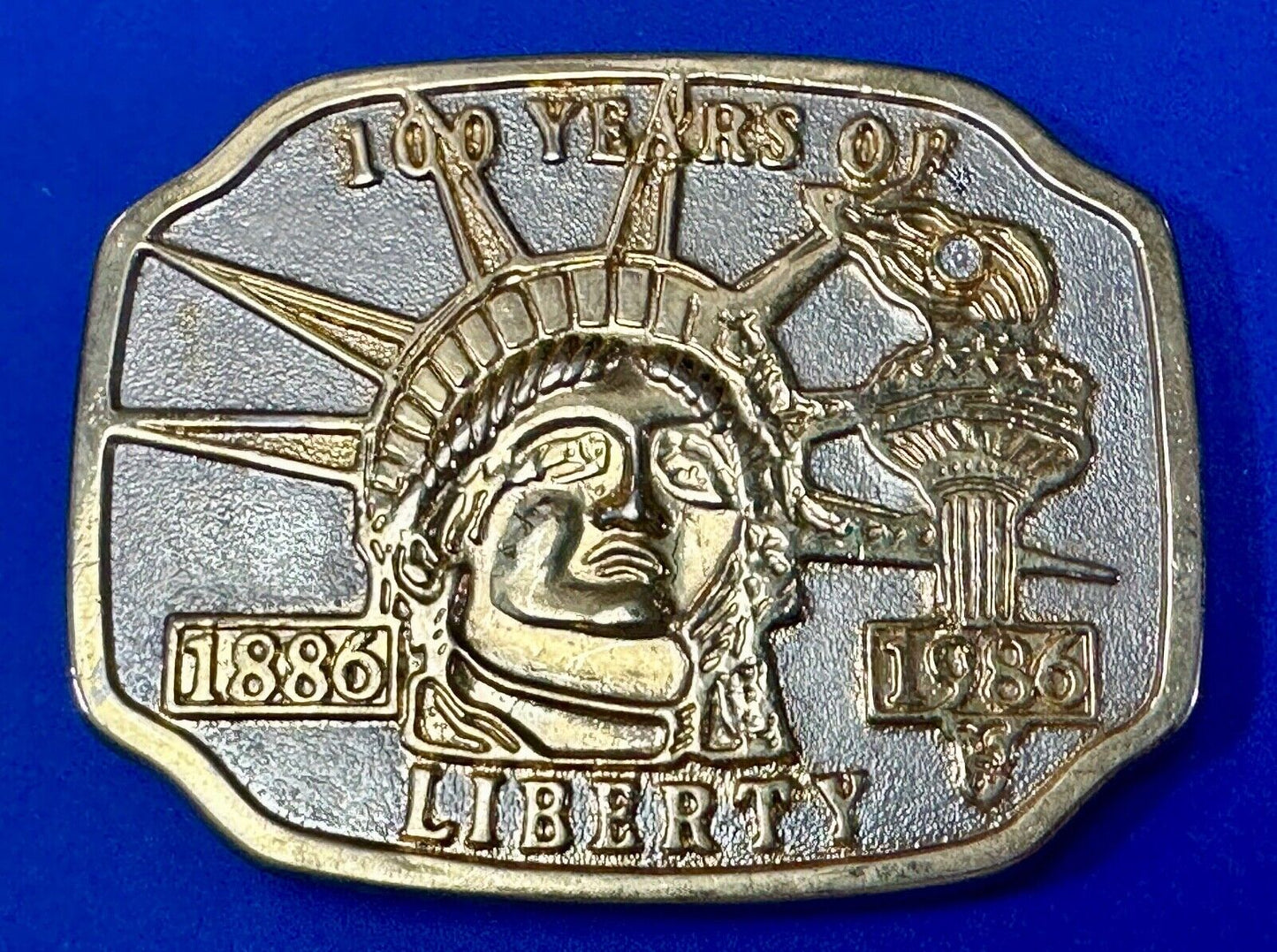 100 years of The Statue of Liberty New York City Commemorative  belt buckle