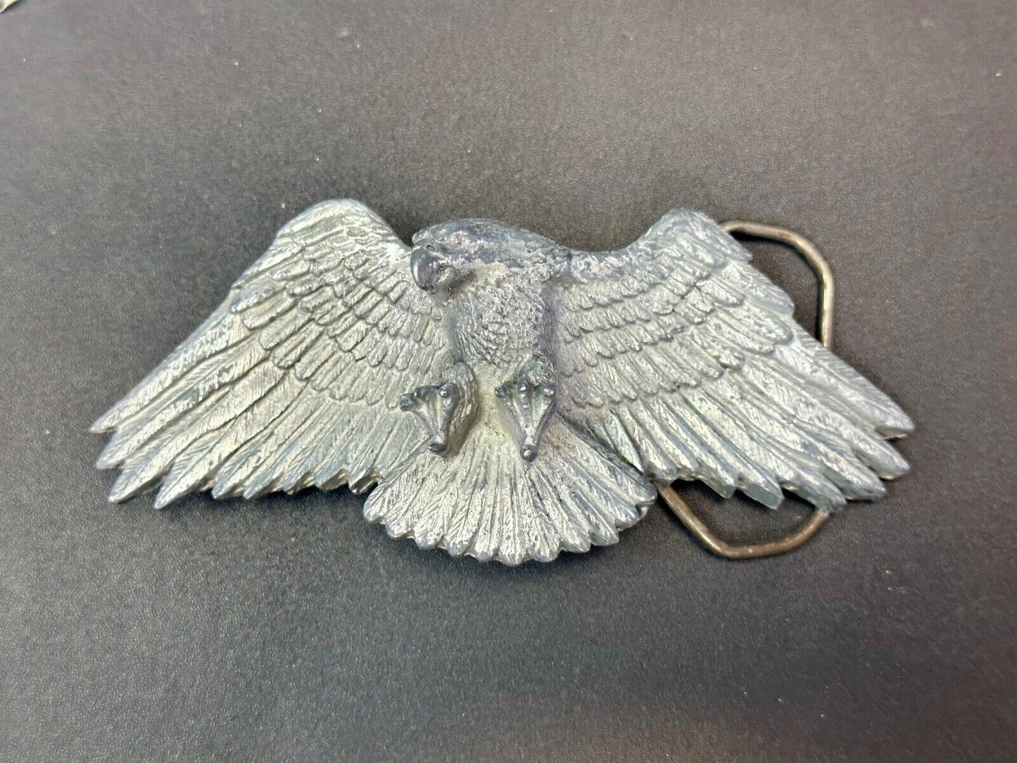 Vintage Figural Eagle Patriotic American USA Great American belt buckle Co