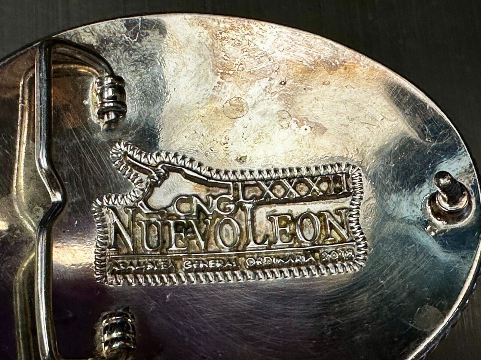 Union Ganadera Regional De Nuevo Leon Expo Series 2018 Trophy Award Belt Buckle