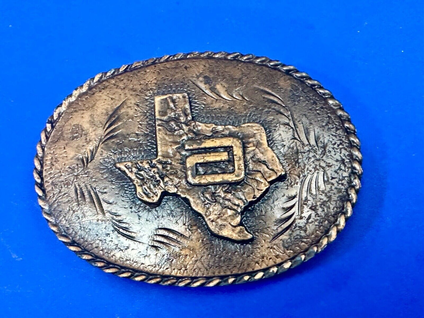 Abbott Laboratories Austin Texas Hospital Products Division 1980's belt buckle
