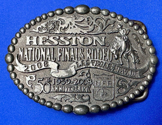 2008 Youth Size NFR Montana Silversmiths Wrangler 50th anniversary belt buckle