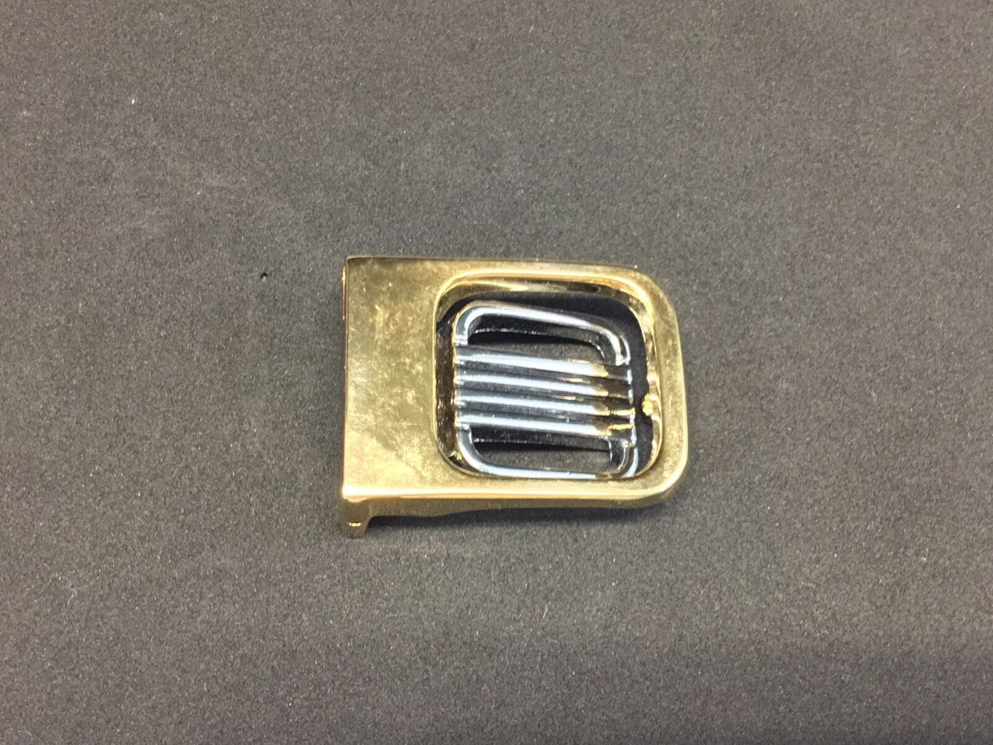 Vintage Gold and Silver Tone small dress belt buckle
