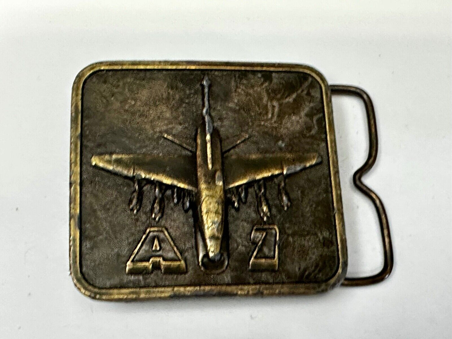 Airplane A7 Plane Corsair II Aircraft  1977 The Buckle Connection Belt Buckle