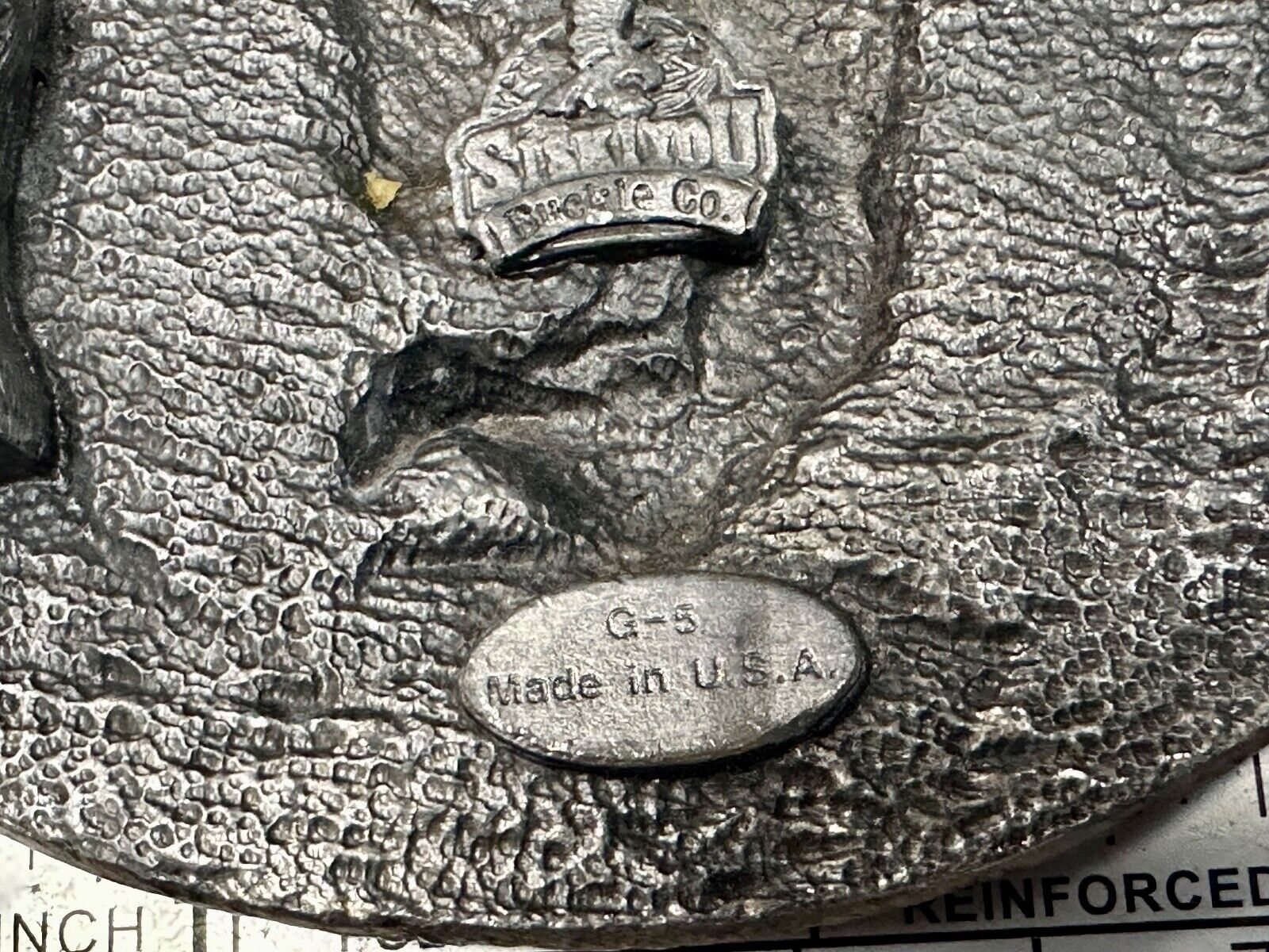 THE EAGLE - Attacking Hunting Diving Siskiyou Vintage Belt Buckle 1991 G-5