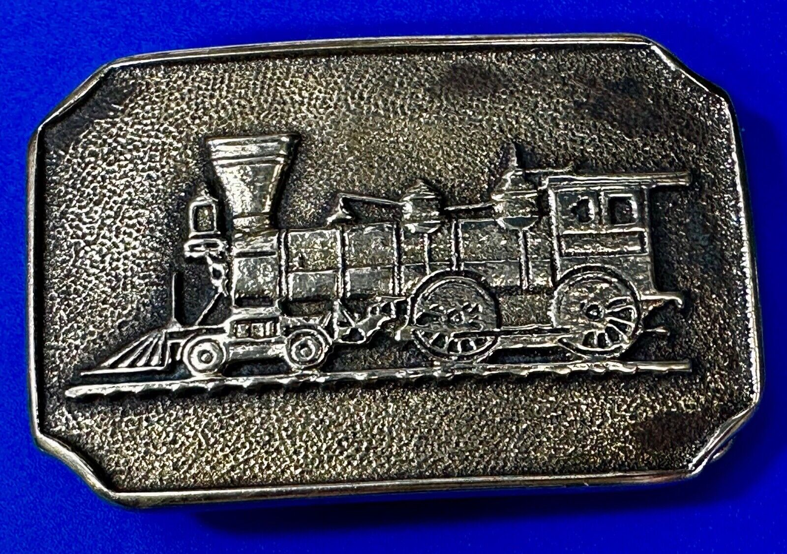 Steam Locomotive Engine Train Car Solid Brass Vintage 1978 Belt Buckle ...