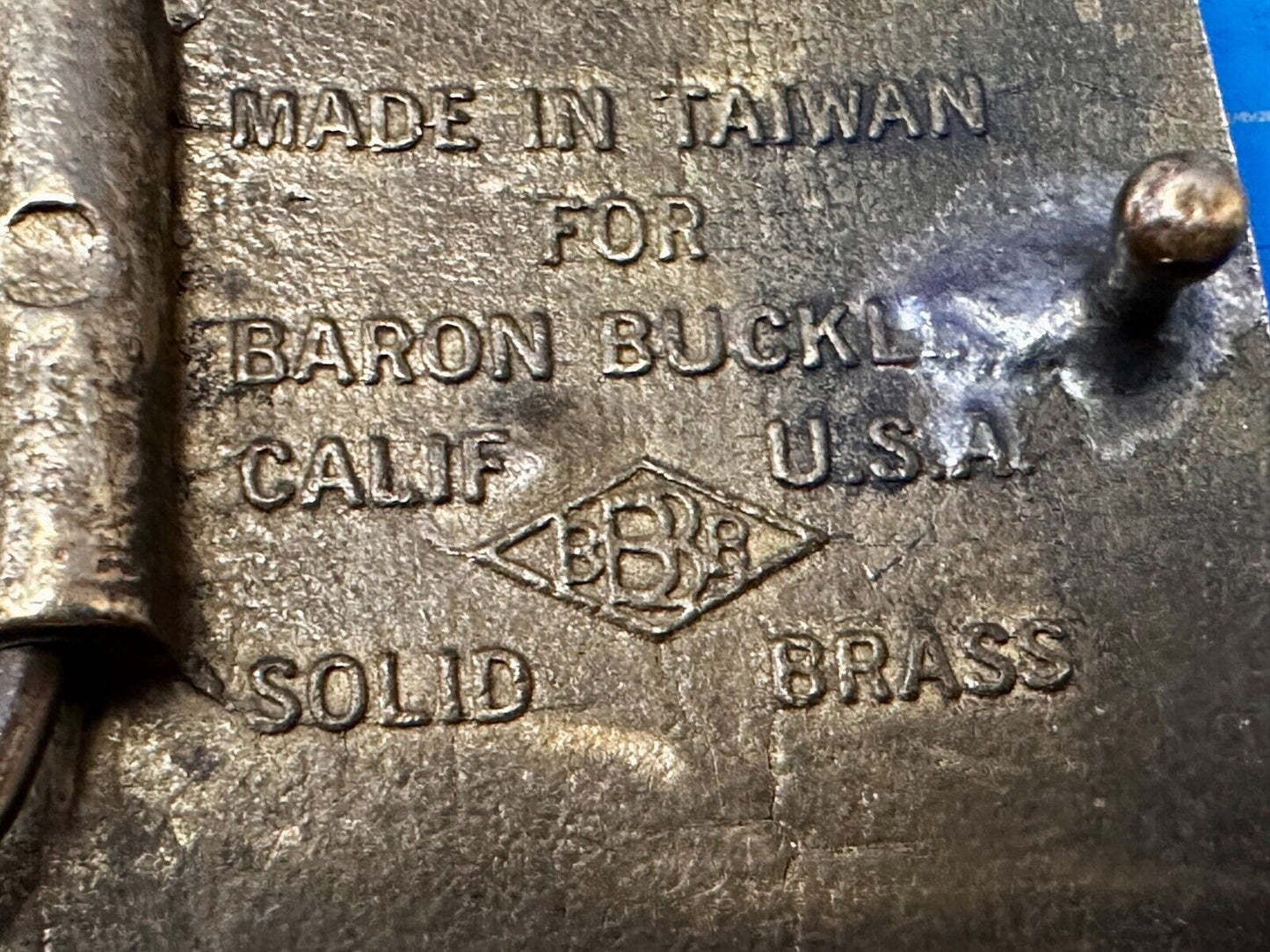 USPS United States Postal Service U.S Mail Solid Brass Belt Buckle by Baron BBB