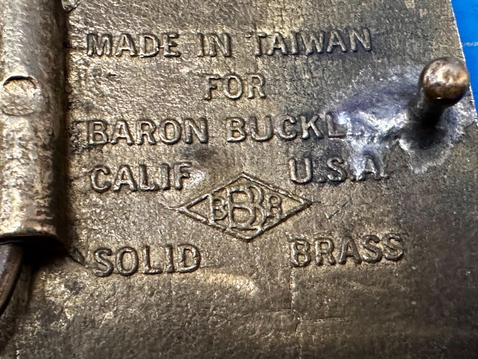 USPS United States Postal Service U.S Mail Solid Brass Belt Buckle by Baron BBB