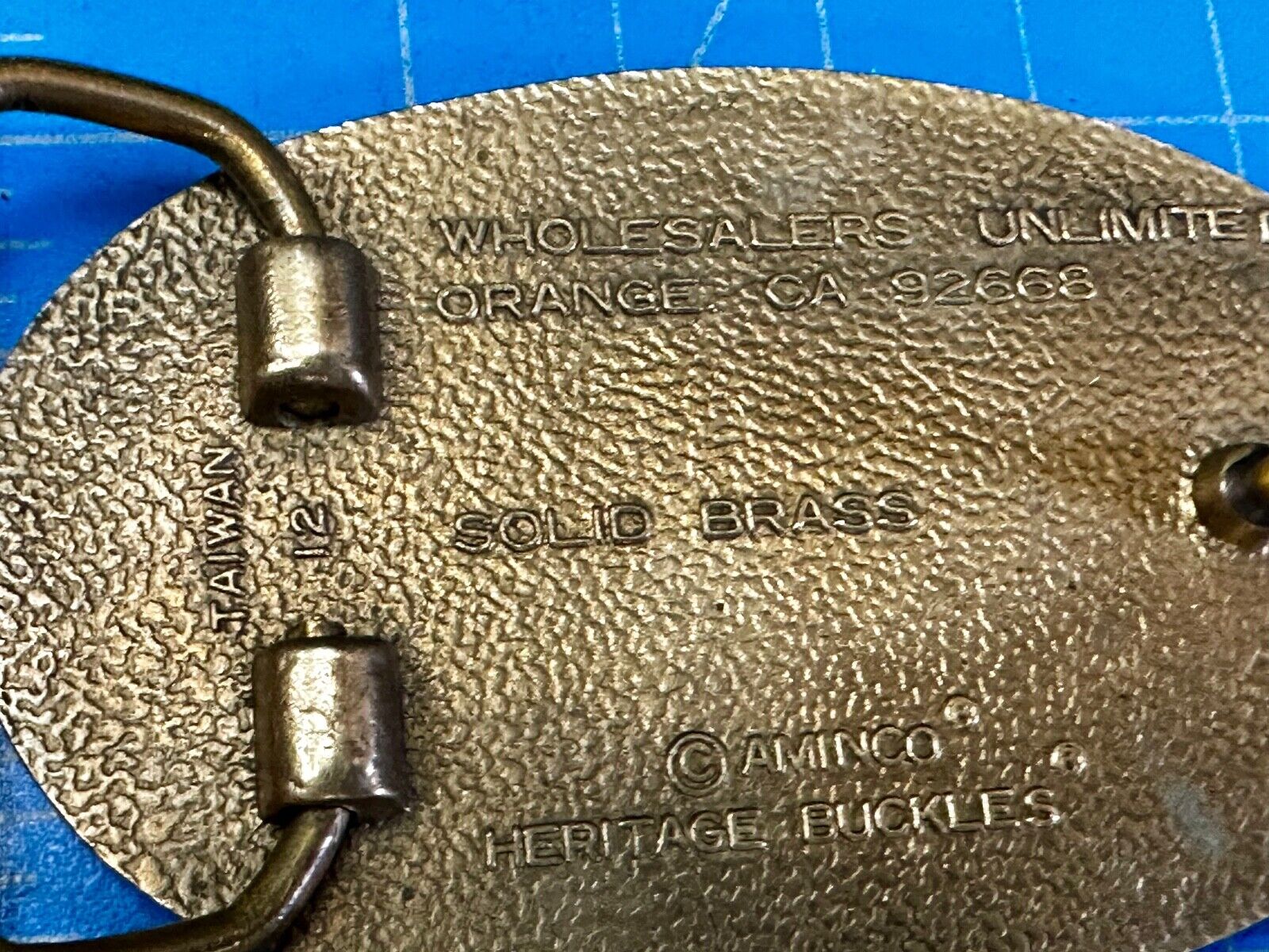 Veterans,  We served in the USA and dam proud of it - Heritage Brass Belt Buckle