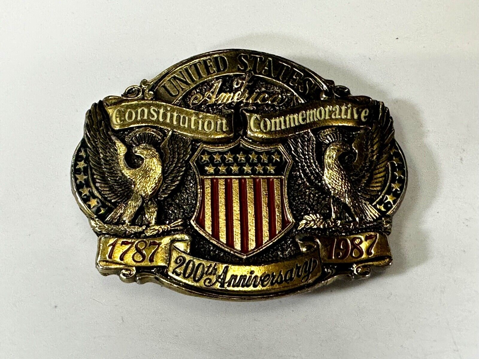United States ofAmerica Constitution Commemorative 200th Anniversary Belt Buckle