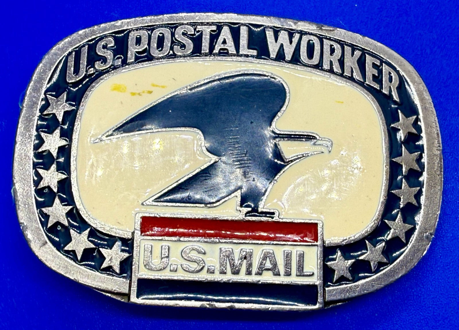 U.S. Postal Worker Service U.S Mail Vintage Buckle Bakery Belt Buckle